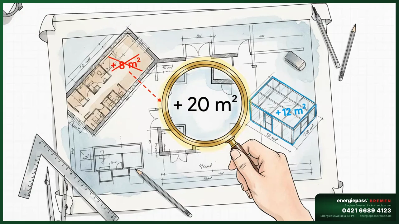 DIN 277 versus WoFlV unterschiedliche Flächenberechnung im Vergleich